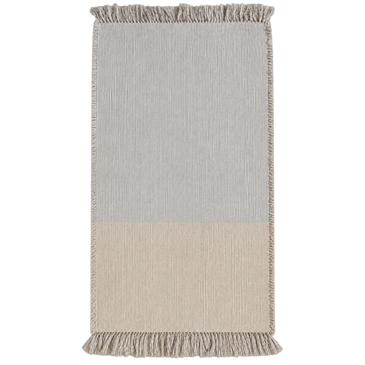 Woodnotes Outdoor Rug with Fringes